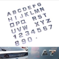 Č.0 veľkosť FULL METAL Auto 3D Letter Nak