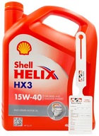 SHELL HELIX HX3 4L 15W-40 15W40 API SL/CF