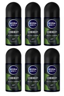 Nivea Deep black Amazonia roll-on antiperspirant pre mužov 50ml