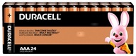 Duracell AAA LR3 alkalické batérie 24 ks.