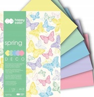 FAREBNÝ DEKORATÍVNY PAPIER HAPPY COLOR NA POZVÁNKY