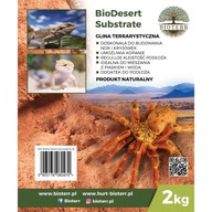 BioDesert Substrate Teráriová hlina na tvarovanie, substrát, pozadie 2kg