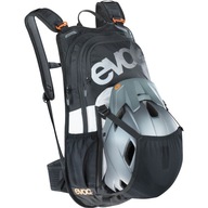 EVOC Stage 12 TEAM ventilovaný MTB batoh na bicykel čierny biely neónovo oranžový