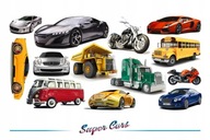 Nálepky na stenu Cars - Super Cars 7