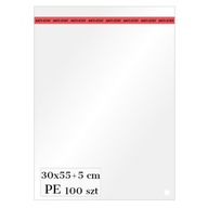 Plastové vrecia 30x55+5 cm polyetylén s páskou