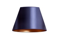 TIEŇ LAMPA 15x19X14 NAVY SATATIN GOLD MATTE