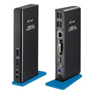 Duálna dokovacia stanica USB 3 minijack HDMI DVI RJ45