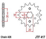 JT JTF417.13 PREDNÉ OZUBENÉ KOLO