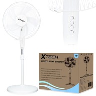 XTECH VENTILÁTOR STOJACÍ PODLAHA PODLAHA VENTILÁTOR BIELA