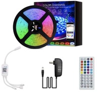 LED pásik 5M RGB 5050 LED APLIKÁCIA NA DIAĽKU + ZADARMO