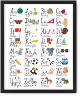 ALPHABET pre deti Obraz 53x43cm rám na plagát IKEA