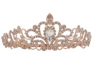 Koruna Rose GOLD Diadém kamienky Tiara