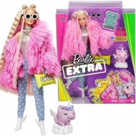 BARBIE Extra Moda Ružová nadýchaná bunda GRN28