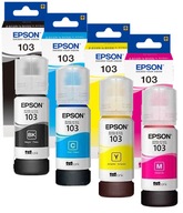 Sada originálnych atramentov Epson 103. Sada atramentov ecotank, atrament vo fľaštičke