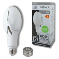 E27->E40 40W 4000K neutrálna LED žiarovka pre pouličné lampy 4000LM