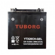 Gélová batéria Tuborg YTX20CH-GEL18,9Ah 280A