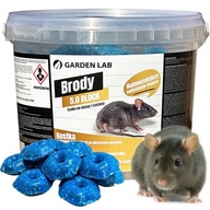 SUPER SILNÝ BRODIFACOUM JED MLÁĎATKO 50 ppm PRE MYŠI, POKRÝNY, HLODAVCE 1 KG