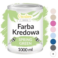 Zelená kriedová farba na drevený nábytok 1000 ml