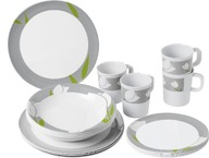 Turistická jedálenská súprava Melamine Tulip Brunner