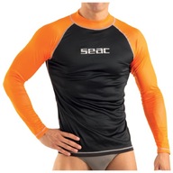 Seac T-Sun pánske tričko UV rashguard s dlhým rukávom, čierne, veľkosť XXXL