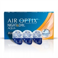 AIR OPTIX NIGHT&DAY AQUA 3KS MESAČNÉ KONTAKTNÉ ŠOŠOVKY BC8.4 POWER-6.00