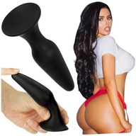 ANAL PLUG ANAL PLUG úzky konektor s prísavkou 12,5 cm SILIKÓN