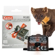 KEMO M180 odpudzovač kún 12V IP 65 ultrazvuk VODEODOLNÝ nem