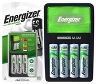 NABÍJAČKA ENERGIE + 4 BATÉRIE R6 AA 2000mAh