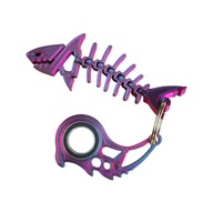 KEYSPINNER Keyrambit Shark SET Prívesok na kľúče KĽÚČENKA Polnoc