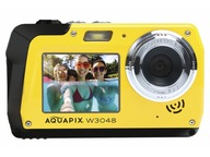 Žltý fotoaparát EASYPIX AquaPix W3048 vodotesný