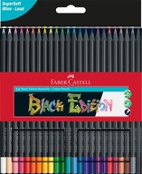 Pastelky Faber-Castell 24 farieb Black Edition