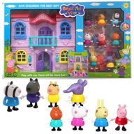 PEPPA PIG BIG HOUSE HOUSE SET 8 POSTAVIEK + ACC