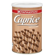 CAPRICE rolky s cappuccino náplňou 250g Papadopoulou, čokoládové rolky
