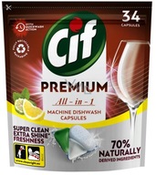 CIF PREMIUM VŠETKO V JEDNOM KAPSULE UMÝVAČKY RIADU 34 ks