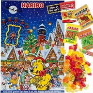 HARIBO ADVENTNÝ KALENDÁR SANTA 2024 VIANOCE XXL JUMMY MEDVEDY 24 DNÍ