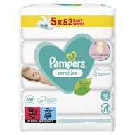 Pampers Sensitive obrúsky 260 ks.