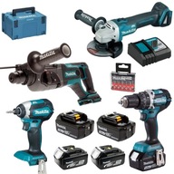 MAKITA COMBO SADA 4 NÁRADÍ 18V 4xAKUMULÁTOR