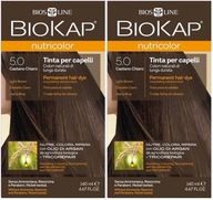 BIOKAP NUTRICOLOR 5,0 Svetlohnedá 2x140ml