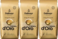 Sada 3x zrnková káva Dallmayr Crema d'Oro 1kg