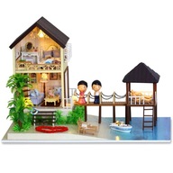 Model Letný domček DIY BEACH LODZ 3D LED puzzle