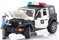 BRUDER 02526 Policajný Jeep Wrangler + Figúrka + Modul