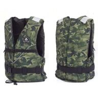 RYBÁRSKA VESTA KAPOK CAMO PRE ČLADNÝ KAYAK XS