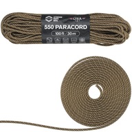 LANO Paracord 550 Nylon 250kg 4mm 30m USA Hyena