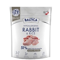 BALTICA HYPOALLERGENIC Dospelý králik a ryža M 1kg