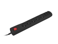 EXTREME MEDIA SP8 POWER STRIP 3M ČIERNA 5X