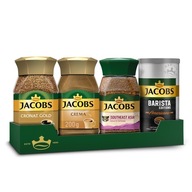 Jacobs Crema, Cronat Gold, Barista, Asia súprava instantnej kávy 4x1 ks.