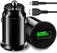 USB QC3.0 3A autonabíjačka + 1m micro-USB KÁBEL