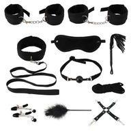 BDSM SEX SET GADGETS RUKY Putá Bič GOLIER LANO 12 ELEMENTOV XXL