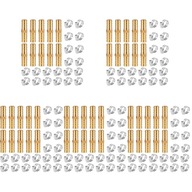 Kovové svorky Spojovacie svorky Mosadz 5 súprav