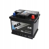 BATÉRIA 4MAX 12V 45AH 450A P + PÓL